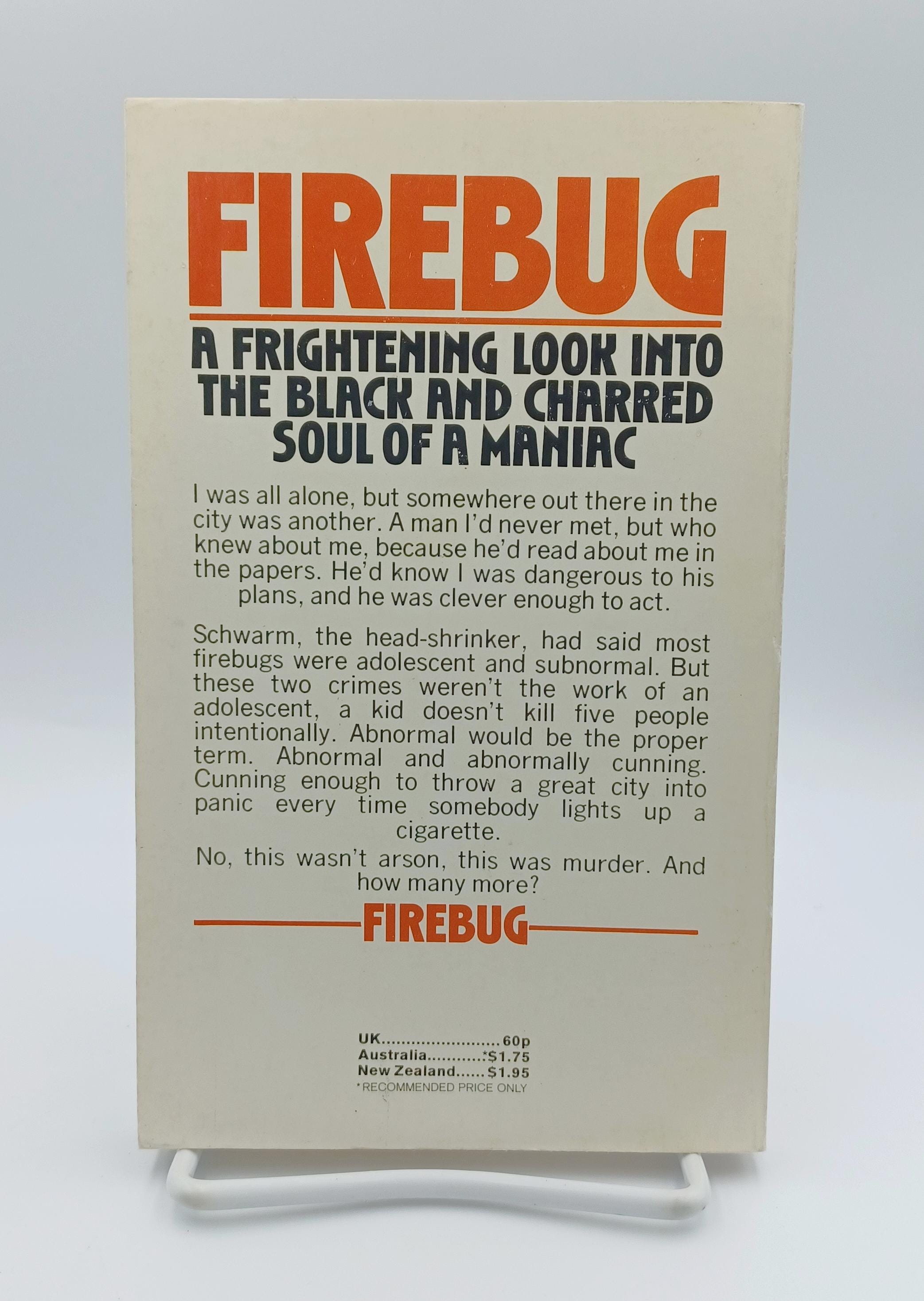 Firebug Rw Firebug (1977) Robert Bloch, Vintage Fiction Paperback Book, ISBN ...