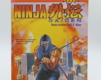 Ninja gaiden (1990) A. L. Singer, F. X. Nine, vintage fiction paperback book, ISBN 0590437763 USA