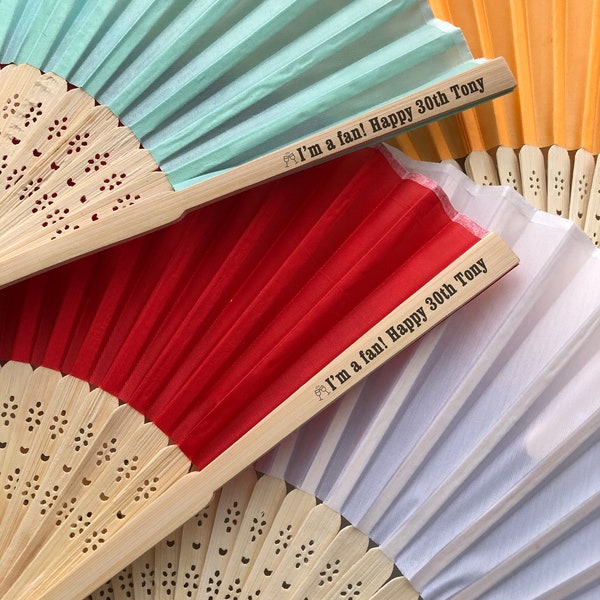 Custom Hand Fan Etsy