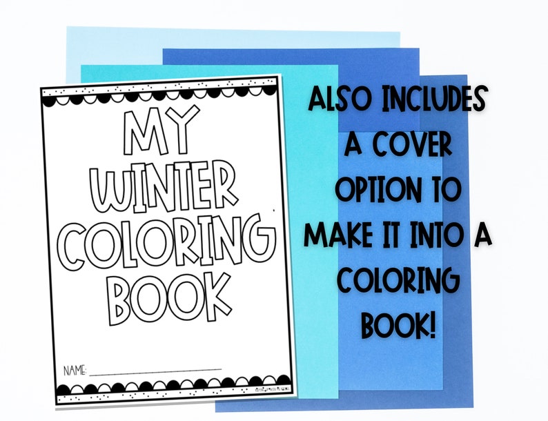 Winter Coloring Pages Coloring Sheets Winter Activities Etsy