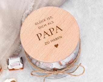 Papa Geschenk – liebevolle Geschenkidee mit Gravur zum Vatertag, kleines Geschenk für Papa zum Geburtstag