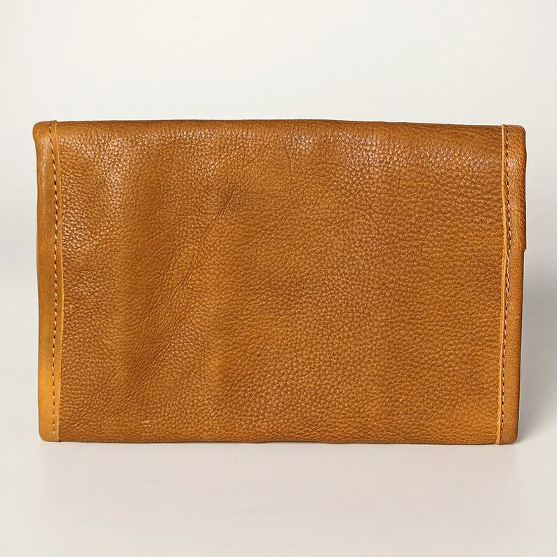 Western Hand Tooled Leather Jewelry Case Hair on Hide Jewelry Etsy