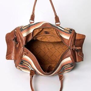 Julia Woven Western Duffel Bag