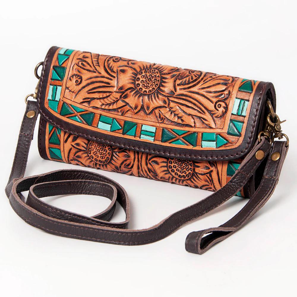 Western crossbody wallet hotsell