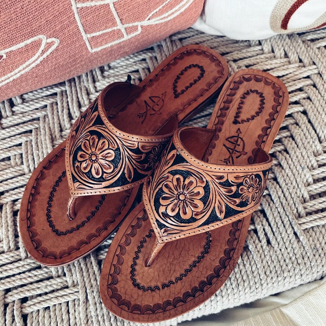 leather sandals for women