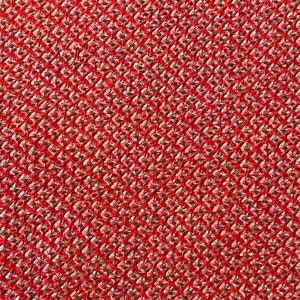 Tela de kimono de seda Shibori vintage: material reciclado teñido con Shibori en rojo y gris, década de 1970