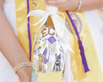 Custom Painted Graduation Bottle