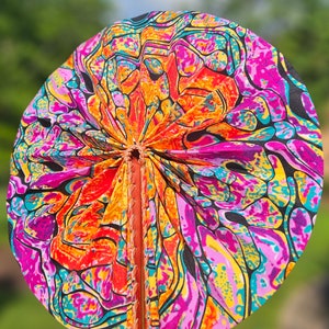 Handmade Ankara Folding Fan