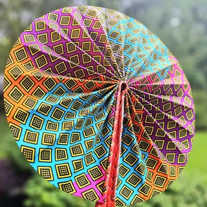 Handheld African Folding Fan