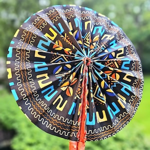 Handmade Ankara Folding Fan