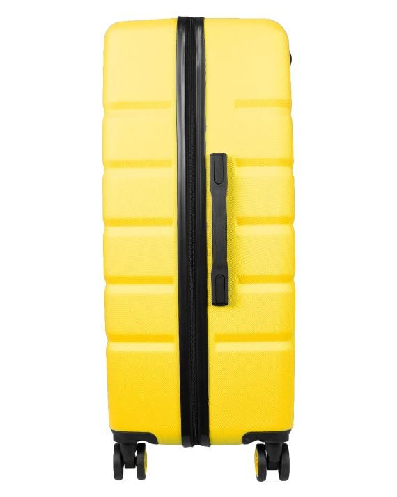 Hard Shell Suitcase with 4 Spinner Wheels Travel Lugg… Gem