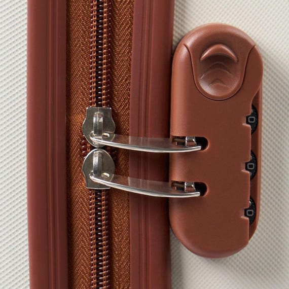 Hard Shell Suitcase With Combination Lock 4 Wheel… - image 3
