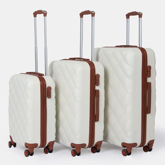 Hard Shell Suitcase With Combination Lock 4 Wheel… - image 1