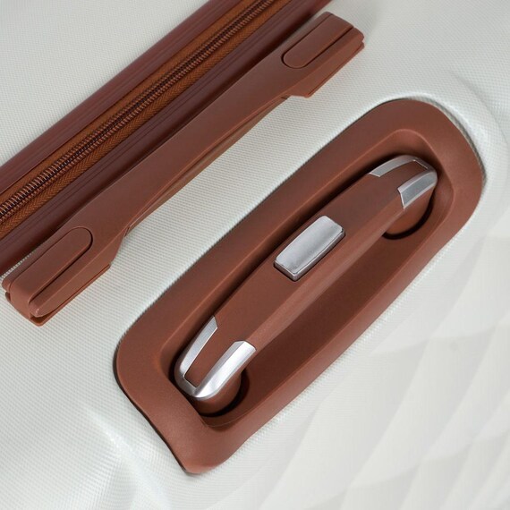 Hard Shell Suitcase With Combination Lock 4 Wheel… - image 4