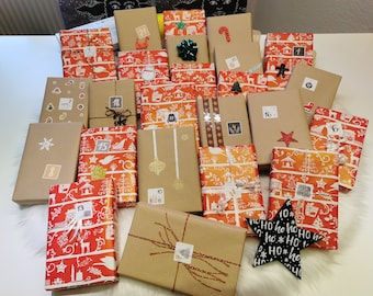 Buch Adventskalender 24 / 12 Überraschungsbücher