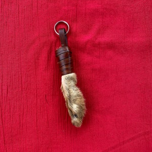 A Hare Foot Key Ring