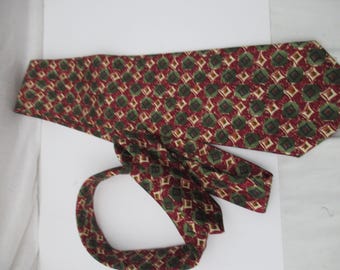 Vintage silk neck Tie by St Michael (M&S) multicolour VGC