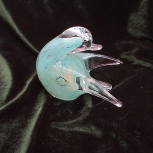 Extremely Rare and Vintage Murano Glass Bird Sculpture Paperweight Venetian Art Glass V Nason & Co Stunning Colours Highly Collectable Italy