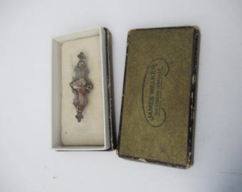 Vintage Hallmarked Silver Sweetheart Brooch Chester 1912