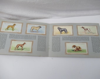 Wills Cigarette Card Album with Cards Dogs Pre World War 2 Complete Highly Collectable Gift Unisex Animals Images Full Set