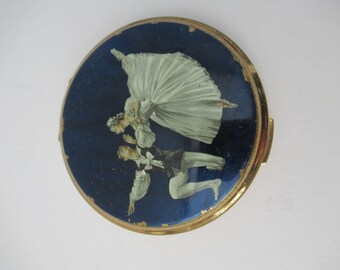 Stunning Stratton Vintage Ladies Powder Compact Vintage Glamour Mid Century Collectable Ballerinas