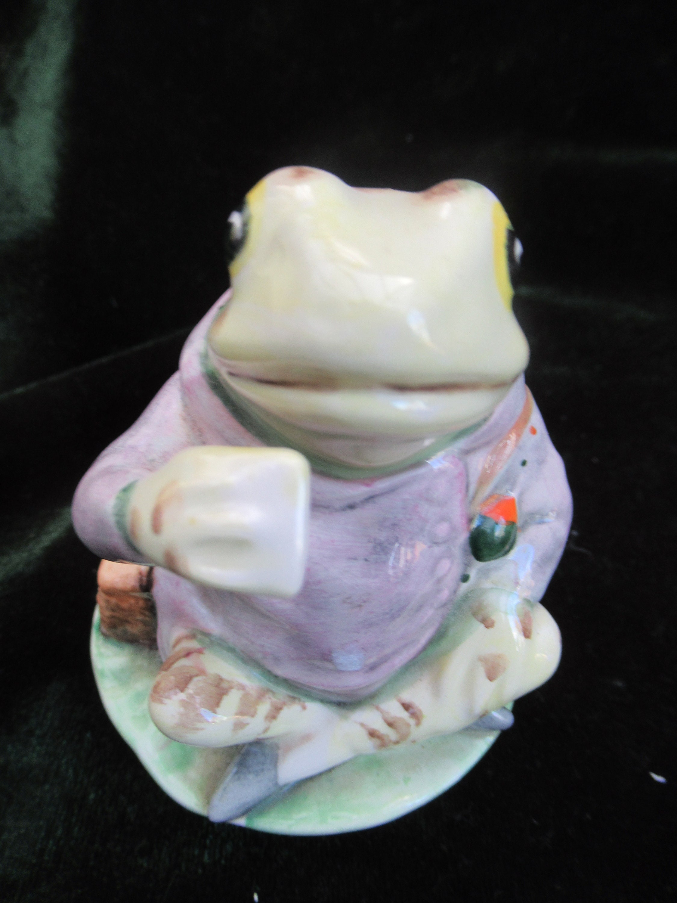 The Delightful Jeremy Fisher Figurine by Royal Albert Vintage 