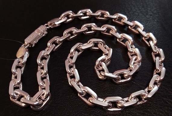 アクセサリー 90's silver925 chain Anchor Massive Silver Chain 925 Sterling Handcrafted Brutal 156g