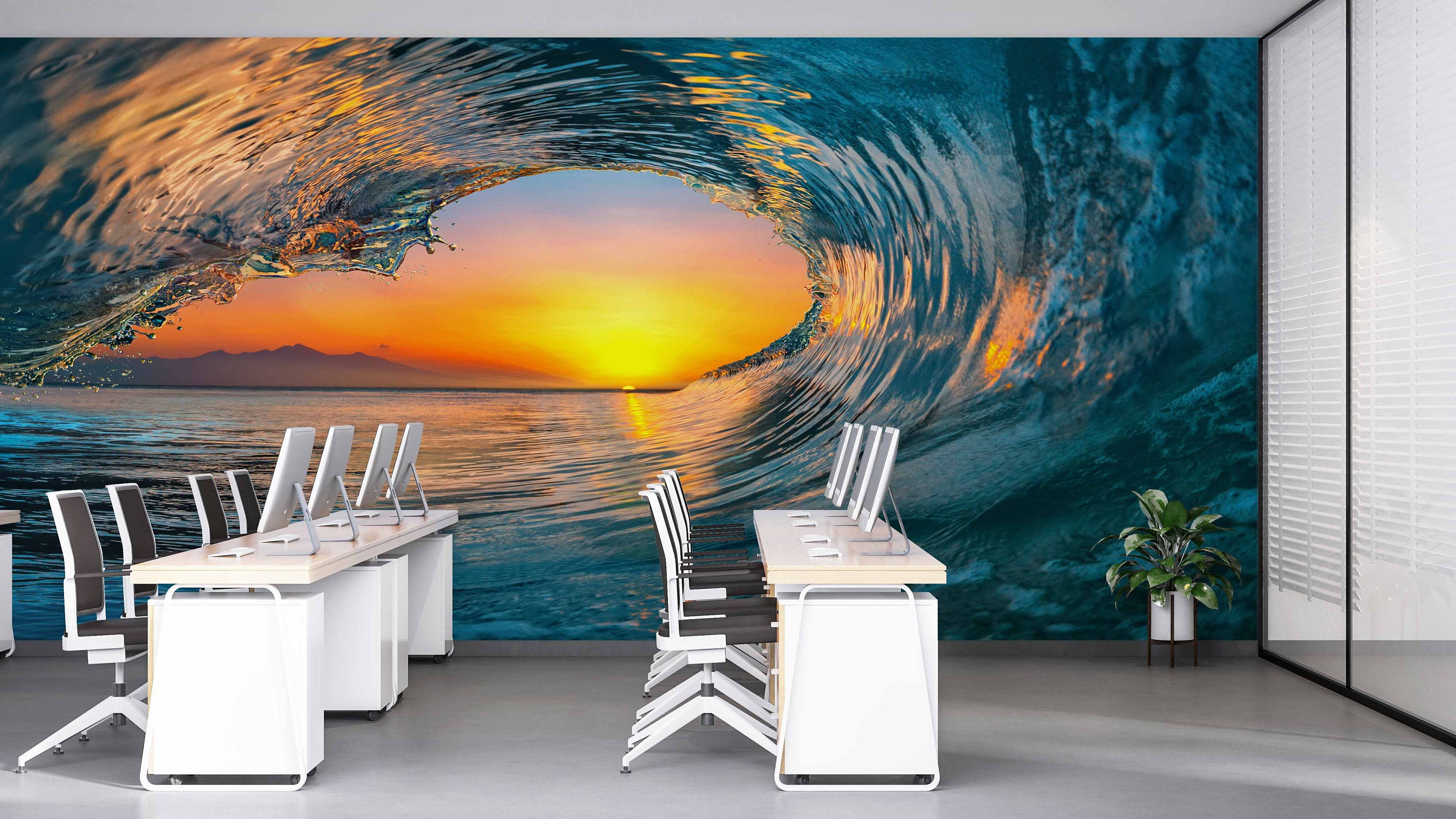 Blue ocean wall murals  Homewallmuralscouk