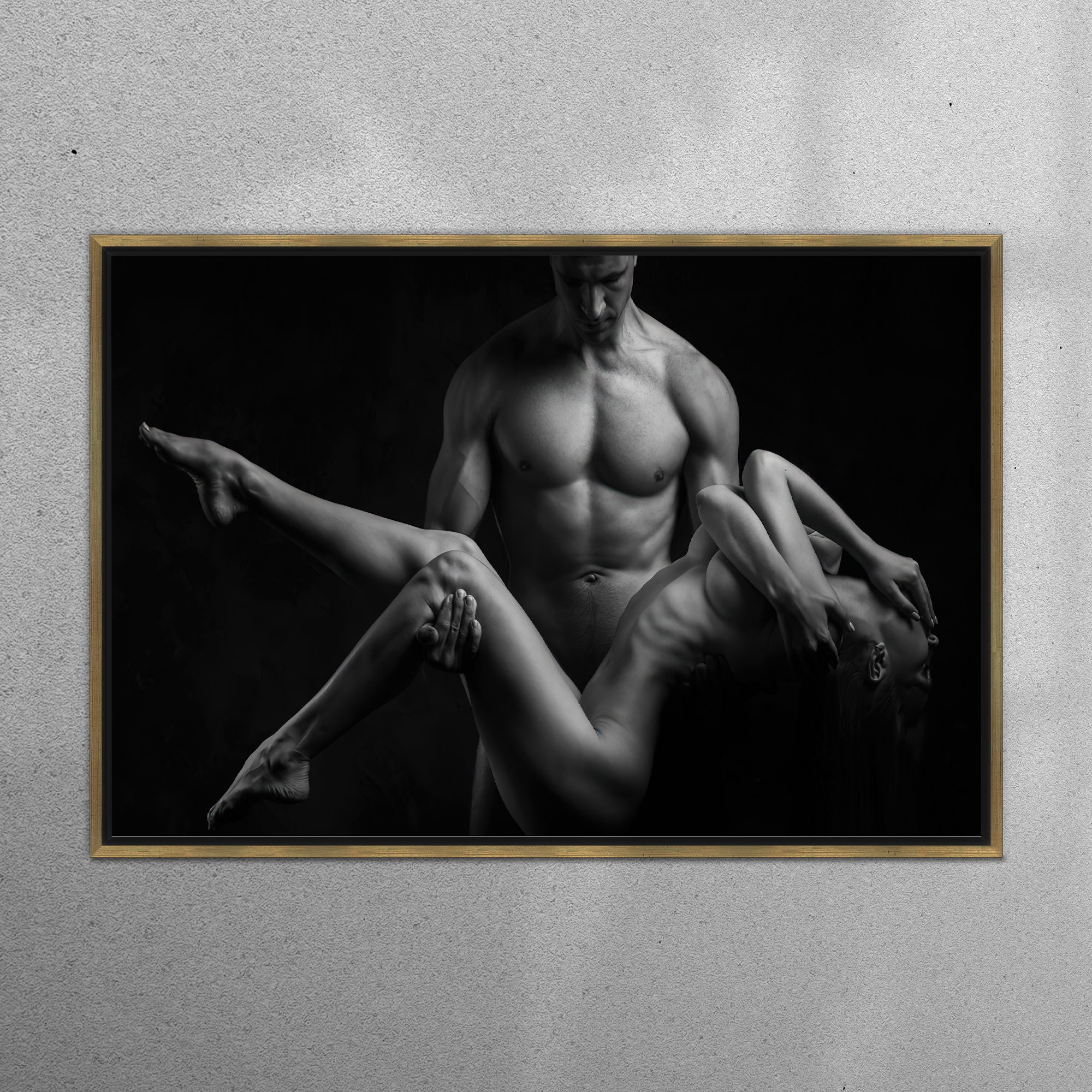 Canvas Art Wall Decor 3D Canvas Sexy Couple Photo Erotic