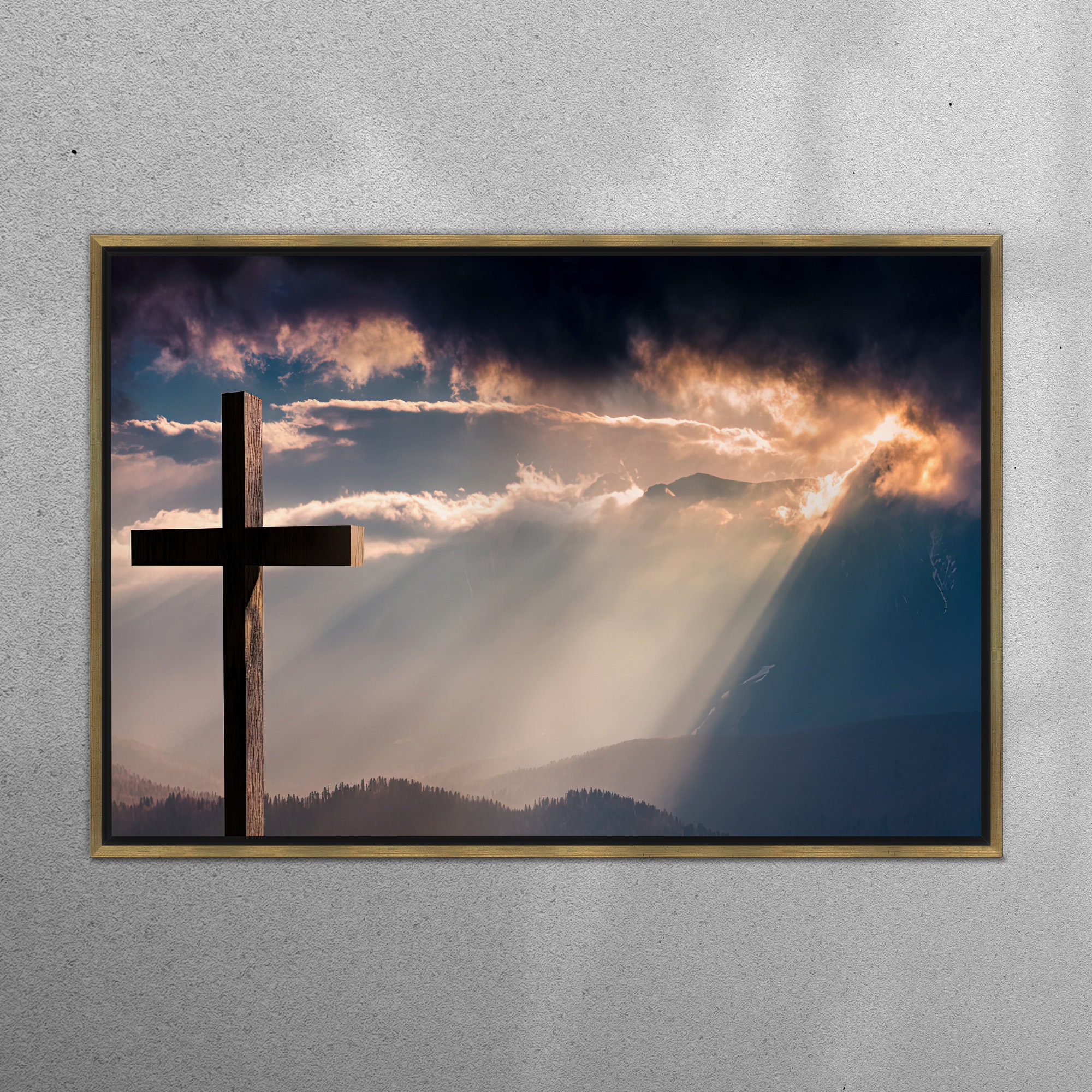 Human Cross Sans Canvas Print for Sale by Lovierieee