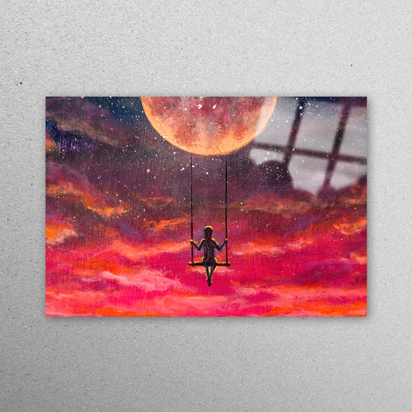 Moon Wall Hangings Etsy