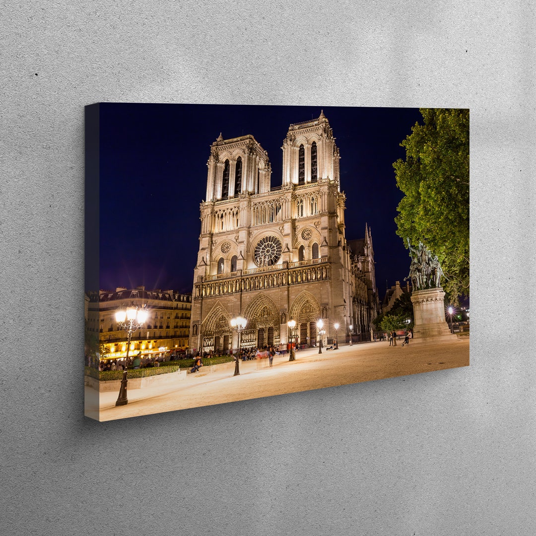 Canvas Print Large Canvas Wall Art Paris Canvas City Art Etsy