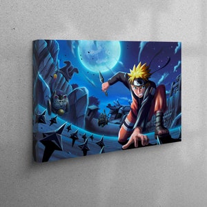  GLGFAS Toca Anime Boca Wall Art Canvas Painting Poster  Decorations For Bedroom Living Room Bathroom Framed Ready To Hang 12 x 12  Inch: Posters & Prints