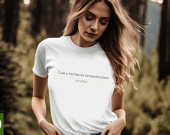 Sylvia Plath quote shirt, Bell Jar quote, Dark academia shirt, Dead Poets Society clothing, Dark Cottagecore clothing, Literary gift