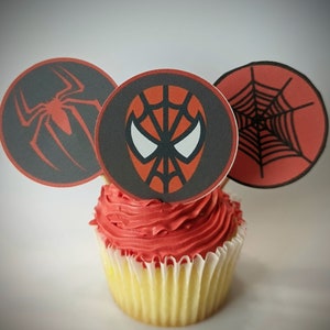 Spider Party Cupcake Toppers *Digital Download*