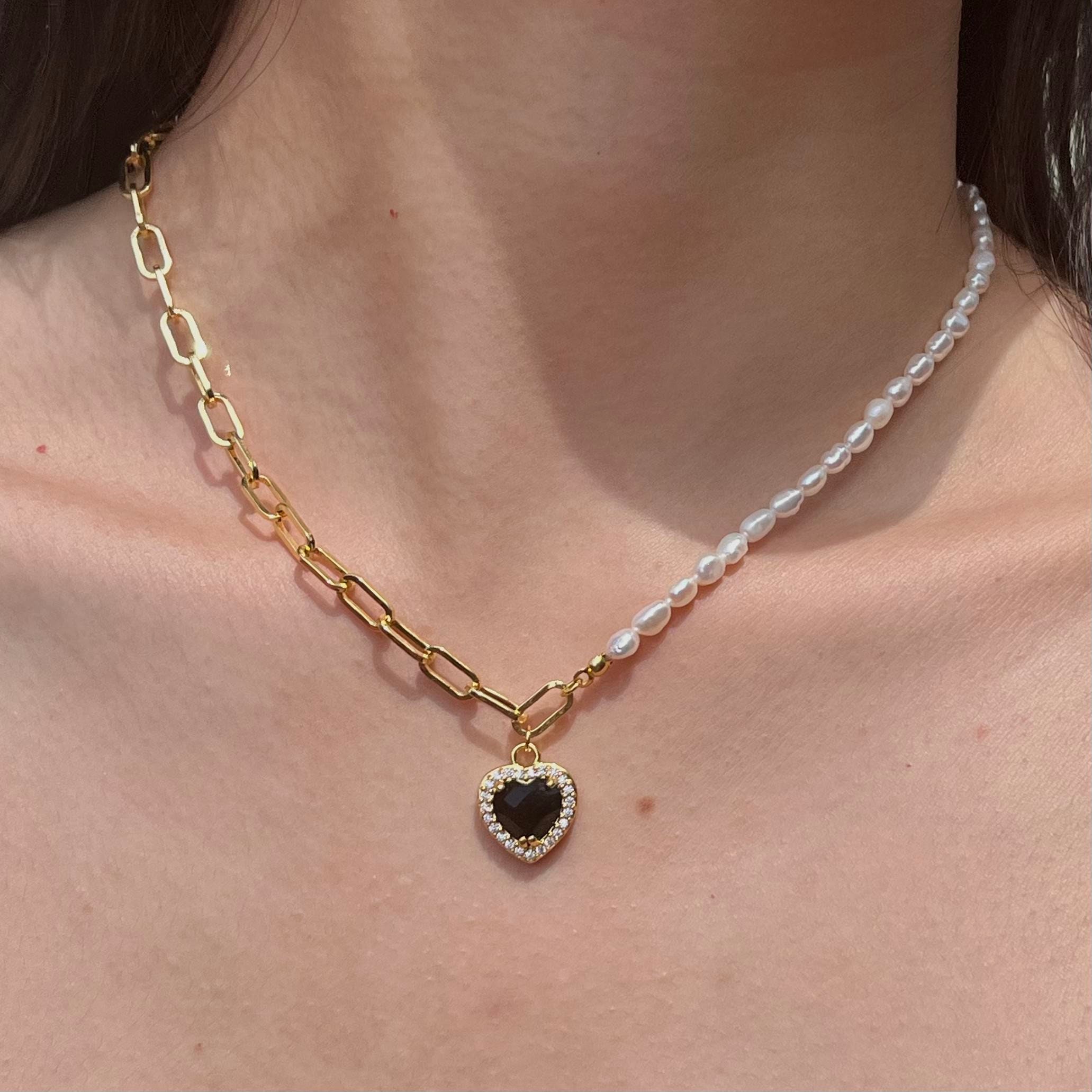 Chanel Heart Pendant Necklace 