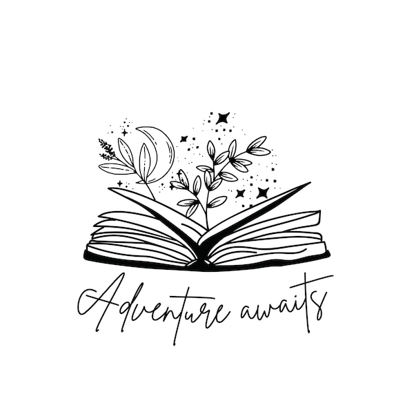 Adventure Awaits | Book lover | Love To Read | PNG SVG Bundle