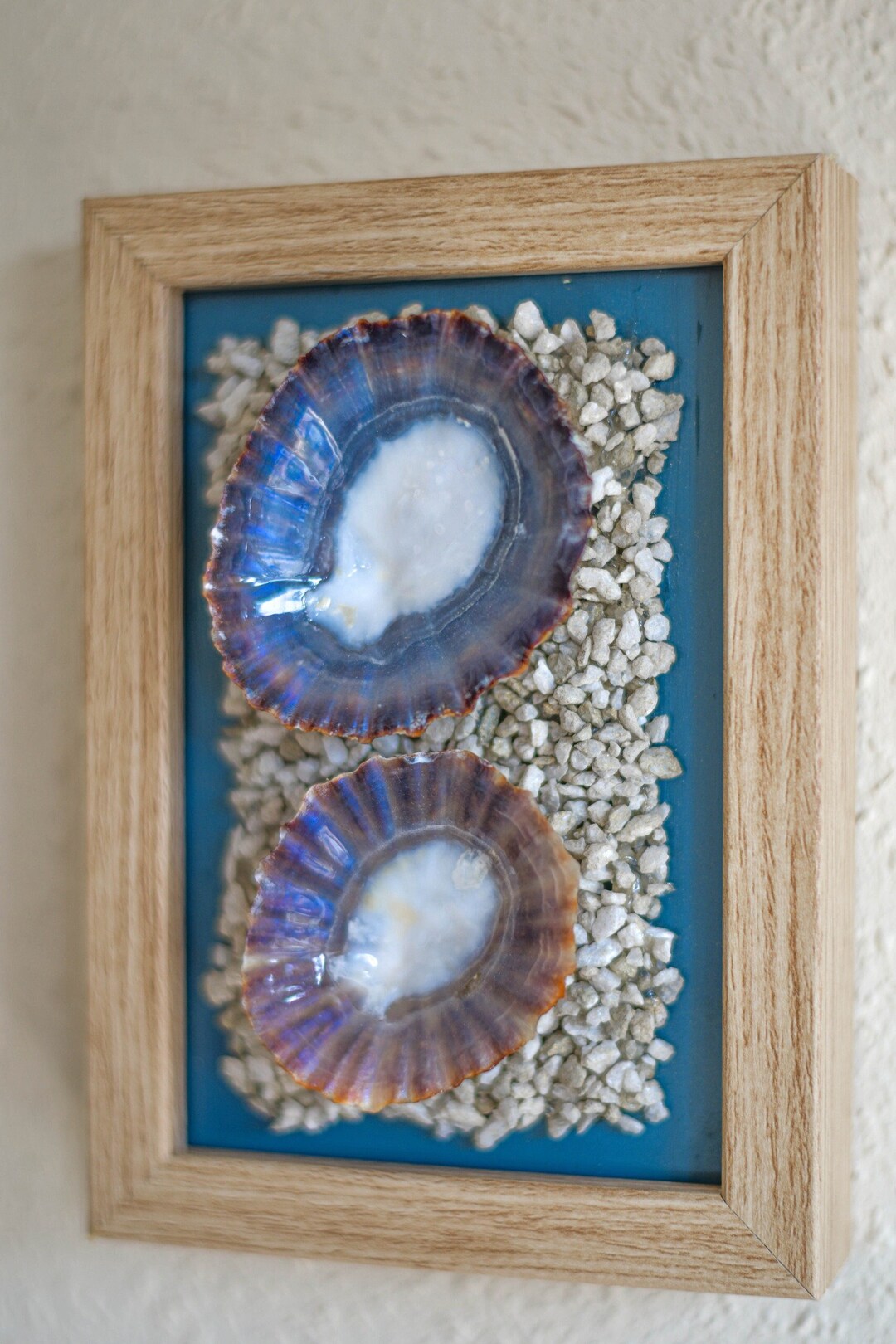 Art With Sea Shells Decoration Shells Crafts Wall Etsy