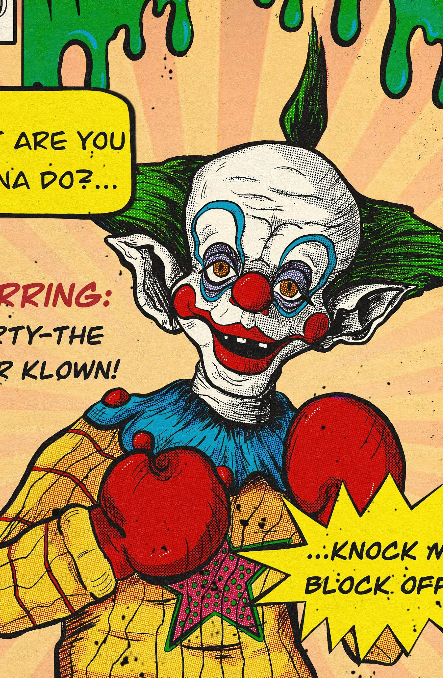 Killer Klowns From Outer Space Shorty Art Print - Etsy