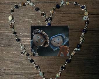 Coraline Hippie Hair Bead | Sterling Silver, Crystal Pendulum
