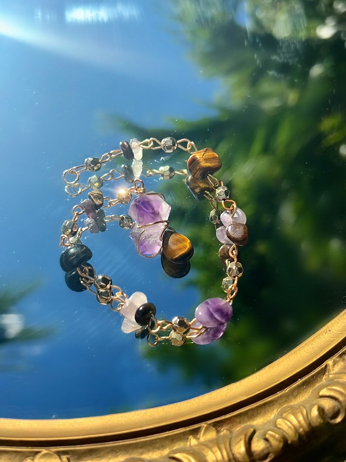 Dreamer Hippie Hair Bead Crystal Hair Accessory Hair Beads Etsy