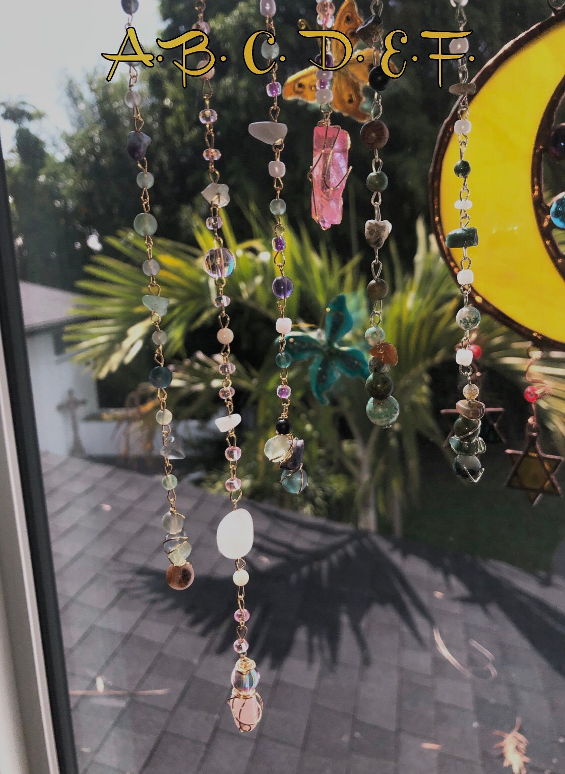 Hippie Hair Beads Dangling Hair Accessory Crystal Hair Etsy