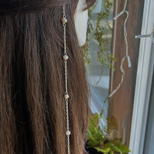 Custom Dainty Crystal Hippie Hair Bead | Crystal Hair Accessory | Hair Beads | Custom Hair Charm | Unique Hair Accessory | Hair Chain