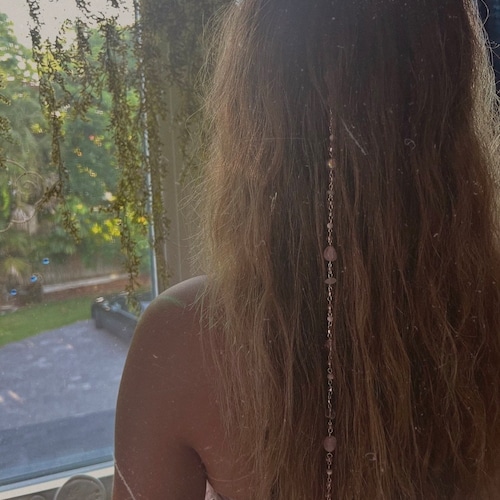 Bubbles Hippie Hair Bead Dangling Crystal Hair Charm Etsy