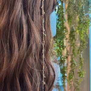 Niet-vlekkende beauty hippie haarkraal | Sierlijk uniek haaraccessoire | Cadeau voor haar | Clip-in haarkralen | Minimalistische sieraden