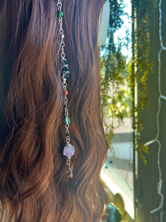 Mermaid Seashell Hippie Hair Bead Dangling Hair Accessory Beaded