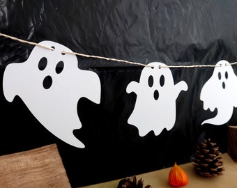 Halloween Girlande, Halloween-Geister-Girlande, Fête d'Halloween