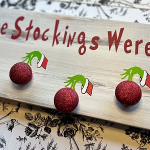 And The Stockings Were Hung | Christmas Stocking Holder | Family Stocking Holder || Read Description Please