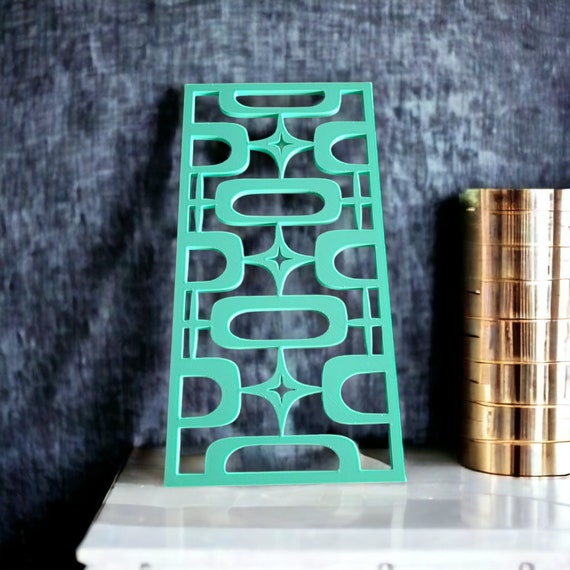 Mid-century Modern Atomic Ovals Starburst Vintage Style Wall