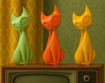 Atomic Cat Sculpture 9.8